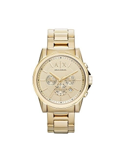 A|X Armani Exchange Armani Exchange Men's Chronograph Dress Watch With Leather, Steel or Silicone Band