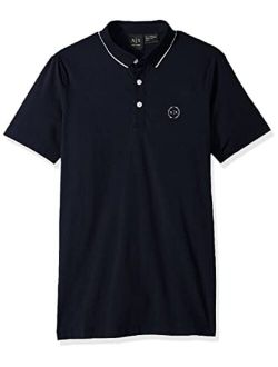 A|X Armani Exchange Men's Short Sleeve Jersey Knit Polo