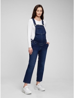 Maternity Denim Overalls with Washwell