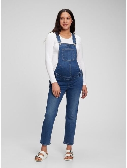 Maternity Denim Overalls with Washwell