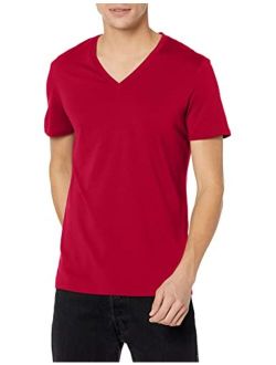 A|X ARMANI EXCHANGE Men's Short Sleeve Pima Cotton V-Neck T-Shirt