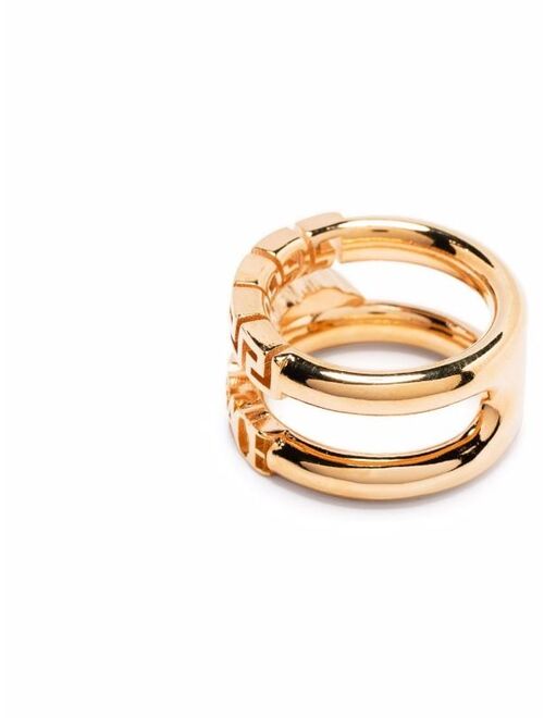Versace Greca-detail cut-out ring