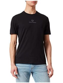 A|X ARMANI EXCHANGE Men's 3D Box Graphic Logo Pima T-Shirt
