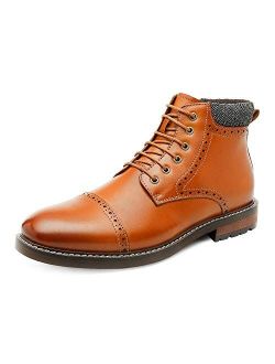 Men's Dress Ankle Boots Cap Toe Oxford Boot