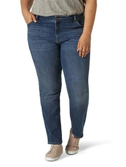 Women's Plus Size Regular Fit Straight Leg Jean
