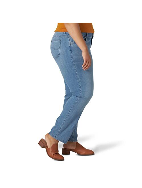 Lee Women's Plus Size Regular Fit Straight Leg Jean