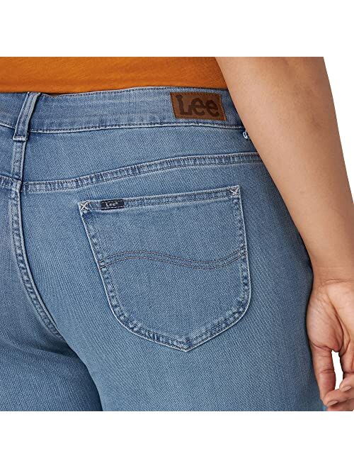 Lee Women's Plus Size Regular Fit Straight Leg Jean