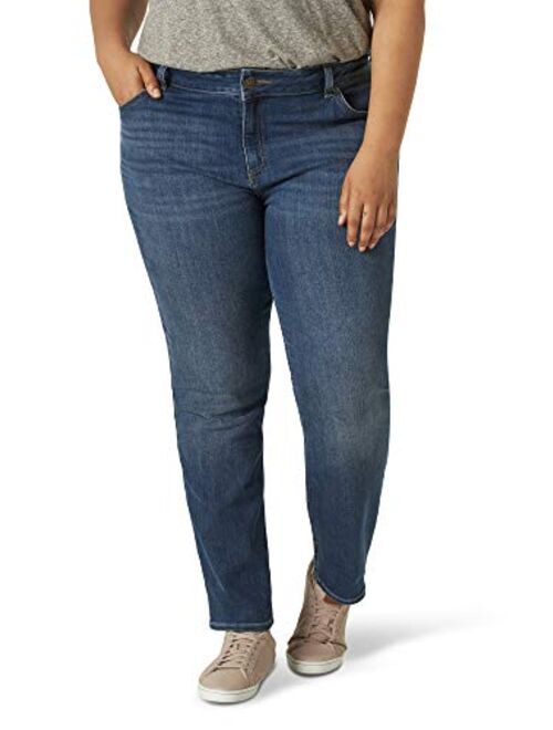 Lee Women's Plus Size Regular Fit Straight Leg Jean