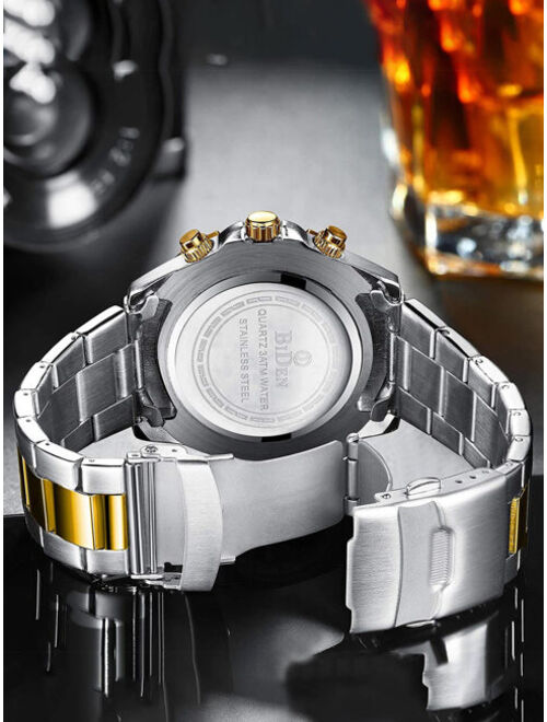 Shein Men Luminous Chronograph Watch