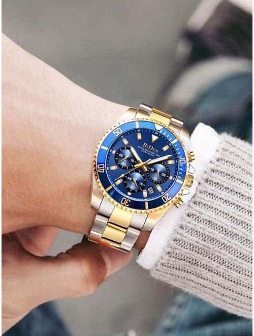 Shein Men Luminous Chronograph Watch