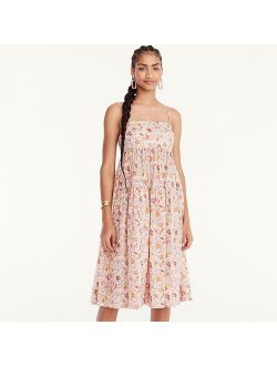 Tiered organic cotton dress in Liberty Garden of Life print