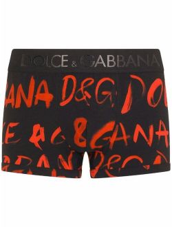 all-over logo boxers
