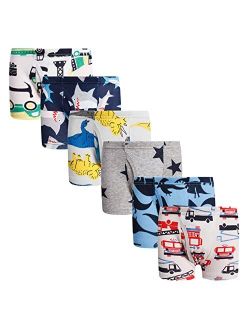 Boys Comfort Cotton Boxer Briefs Kids Underwear Briefs Multiple Packs Available
