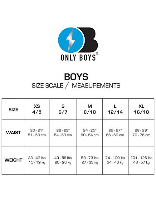 Only Boys Compression Shorts - Boys' Dry Fit Performance Boxer Briefs Active Underwear (6 Pack)