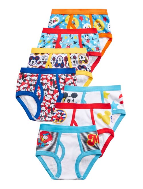 Disney Mickey Mouse 7-Pk. Cotton Briefs, Toddler Boys