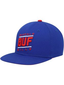 Youth Royal Buffalo Bills Team Code Adjustable Snapback Hat