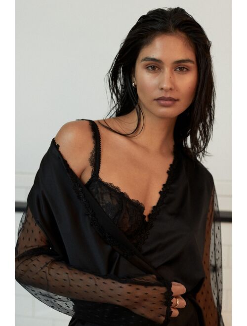 Flora Nikrooz Embroidered Lace Robe