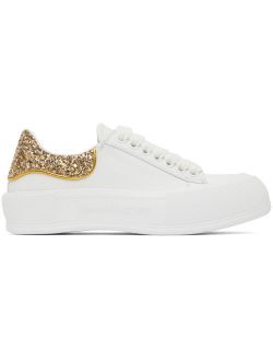 White Plimsoll Sneakers