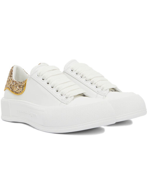 Alexander McQueen White Plimsoll Sneakers