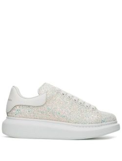 Oversized glitter chunky trainers