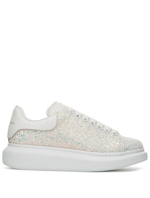 Alexander McQueen Oversized glitter chunky trainers