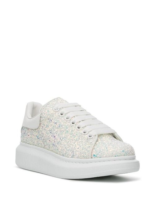 Alexander McQueen Oversized glitter chunky trainers