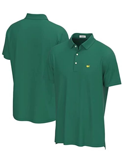 PETER MILLAR 2022 Masters Men's Performance Tech Augusta Green Solid Golf Polo Shirt
