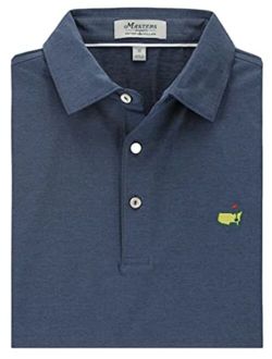 2022 Masters Men's Solid Navy Performance Tech Golf Polo Shirt