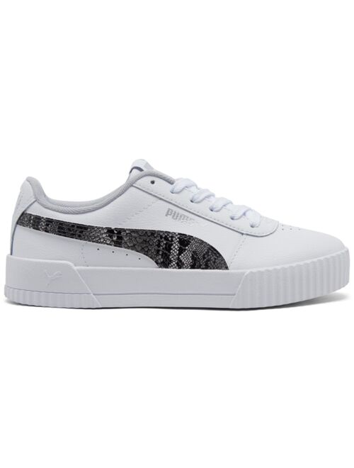Puma Women's Carina Snake Casual Sneakers from Finish Line