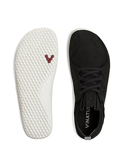 Vivobarefoot Primus Knit Lux II, Womens Leather and Wool Premium Trainer, with Barefoot Sole