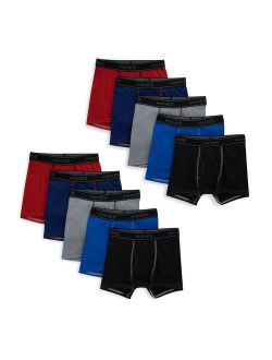 Boys Hanes Ultimate 10-Pack Boxer Briefs