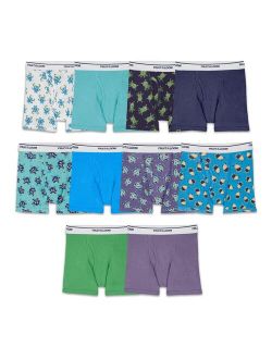 Toddler Boy Fruit of the Loom Signature 10-pack Boxer Briefs
