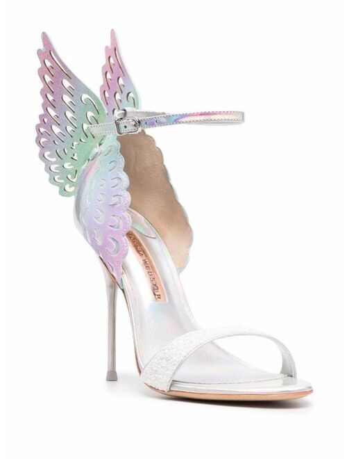 Sophia Webster Angel Wings iridescent sandals