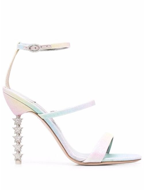 Sophia Webster Rosalind glitter-strappy sandals