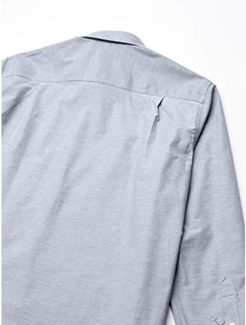 Cutter & Buck Men's Epic Easy Care Stretch Oxford Stripe Button Down Shirt