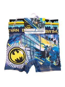 Boys 6-10 4-Pack DC Comics Batman Boxer Briefs