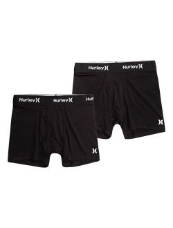 Boys 8-20 Hurley 2-Pack Dry Boxer Briefs
