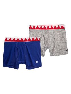 Boys 8-20 Hurley 2-Pack Dry Boxer Briefs