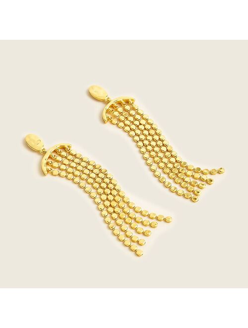 J.Crew Gold-plated Waterfall earrings