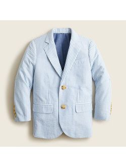 Boys' Ludlow suit jacket in seersucker