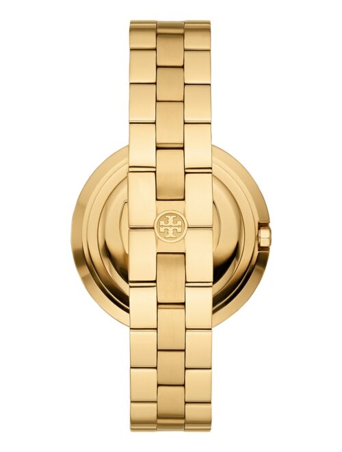 Tory Burch Women's Miller Gold-Tone Stainless Steel Bracelet Watch 36mm