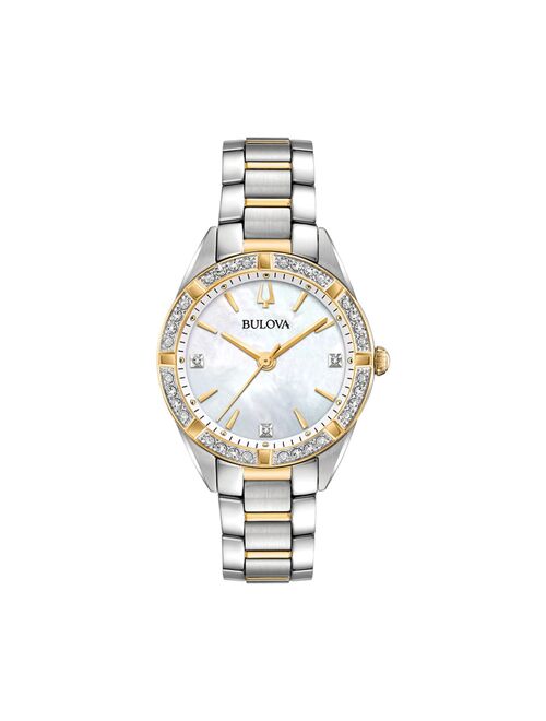 Bulova Women's Sutton Diamond Stainless Steel Watch - 98R263