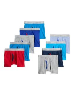 Toddler Boy Hanes 9-Pack Ultimate Boxer Briefs Assorted Solids