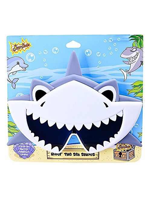 Sun-Staches Costume Sunglasses Animal Shark Party Favors UV400