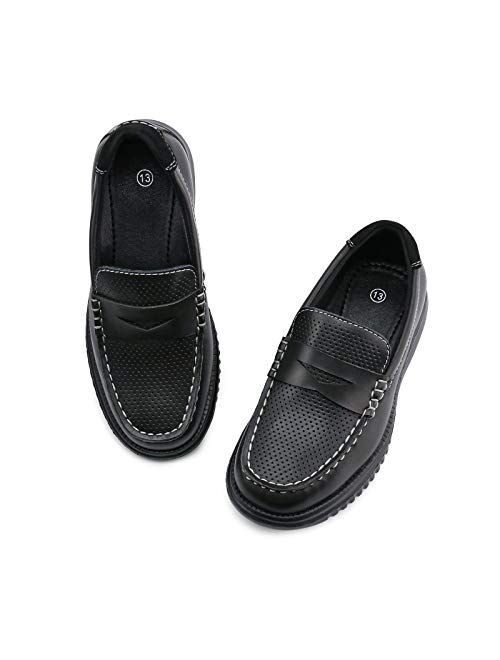 starmerx Boys Loafers Kids Casual Slip On School Shoes Girls Moccasin