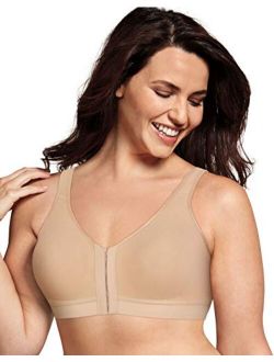 Women's 18 Hour Easy On, Easy Off Front & Back Close Post Surgery Bra US400C