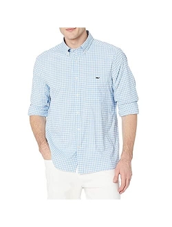 Men's Classic Fit Gingham On-The-Go Performance Shirt