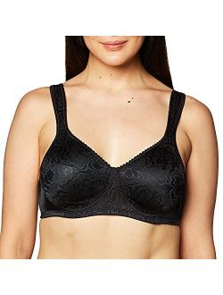 Womens 18 Hour Ultimate Lift & Support Wirefree Bra (4745)- Black, 42C