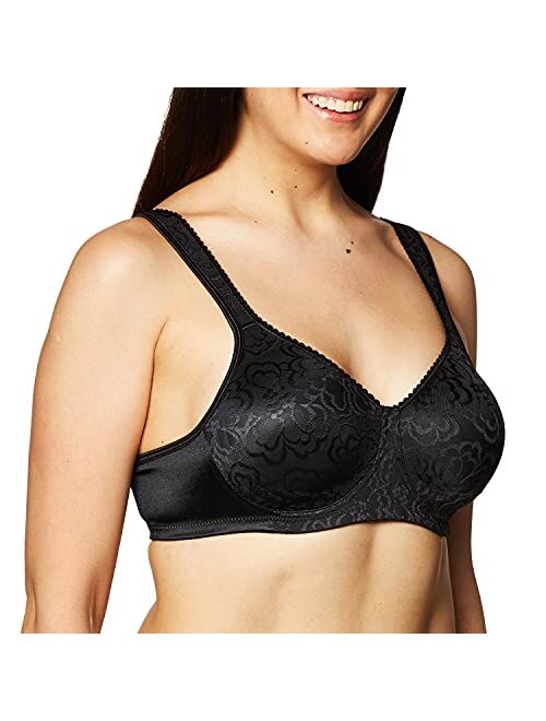 Playtex Womens 18 Hour Ultimate Lift & Support Wirefree Bra (4745)- Black, 42C
