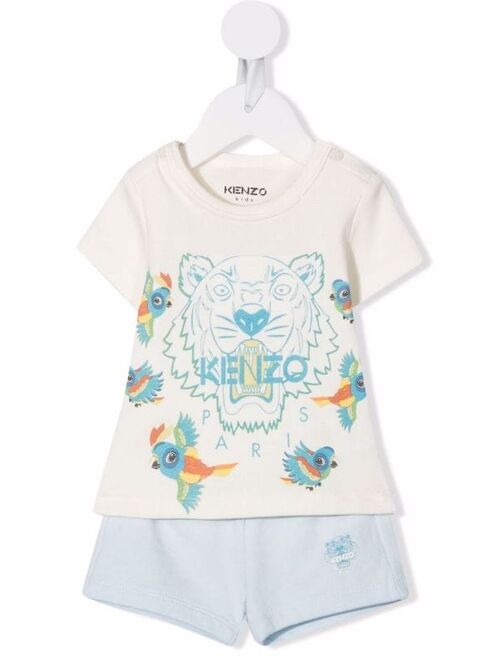 Kenzo Kids tiger-print T-shirt